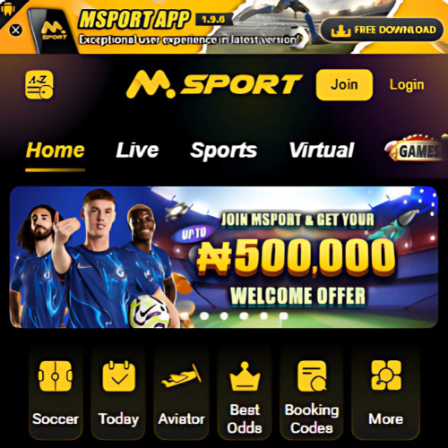 Instruction Open the MSport website