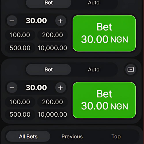 Instruction Placing your bet before the start of the round